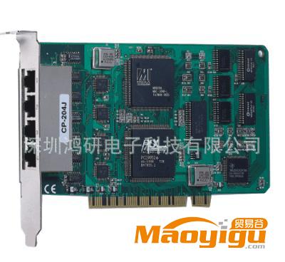 供應CP-204J MOXA串口卡 4口聰明型RS-232 PCI多串口卡（圖）