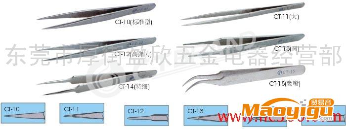 供應(yīng)美國CT-10精密鑷子、防腐蝕、耐酸、防磁不銹鋼鑷子