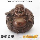 供應(yīng)紫銅工藝品，禮品 銅像彌勒佛