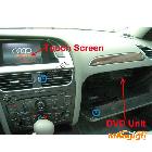 廠家直銷奧迪A4 S4 RS4 A5 S5 RS5 Q5專用DVD GPS