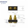 細(xì)小pogo pin矩形磁吸連接器軍事電子鍍金黃銅